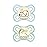 MAM Perfect Night Baby Pacifier, Patented Nipple, Glows in The Dark, 2 Pack, 0-6 Months, Boy