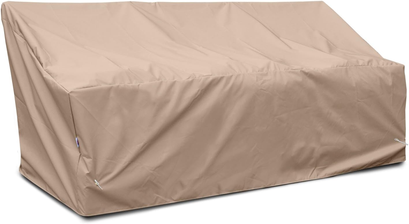 KoverRoos Weathermax 49355 Deep Large Sofa Cover, 87-Inch Width by 40-Inch Diameter by 31-Inch Height, Toast