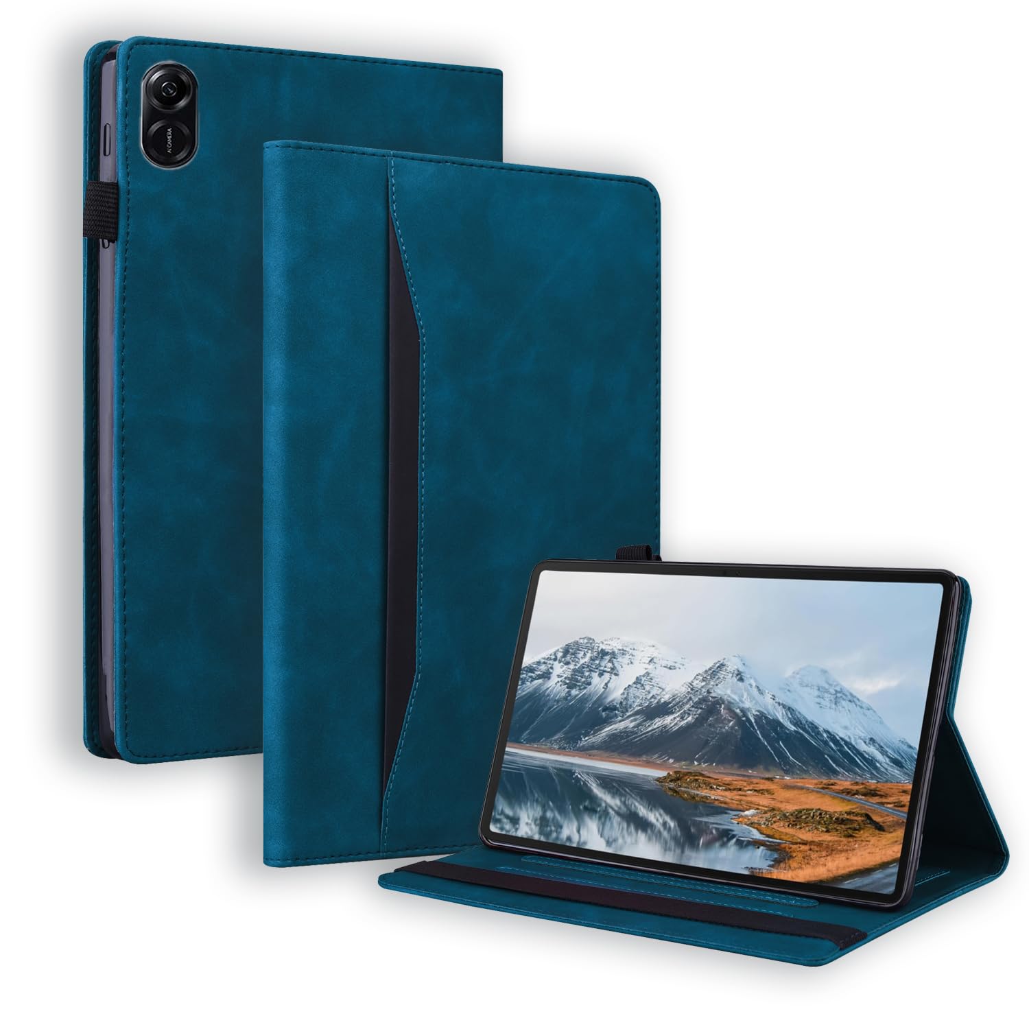 EasyAcc Case For Honor Pad X8a 11 Inch, Ultra Thin PU Leather With Stand Function, Black