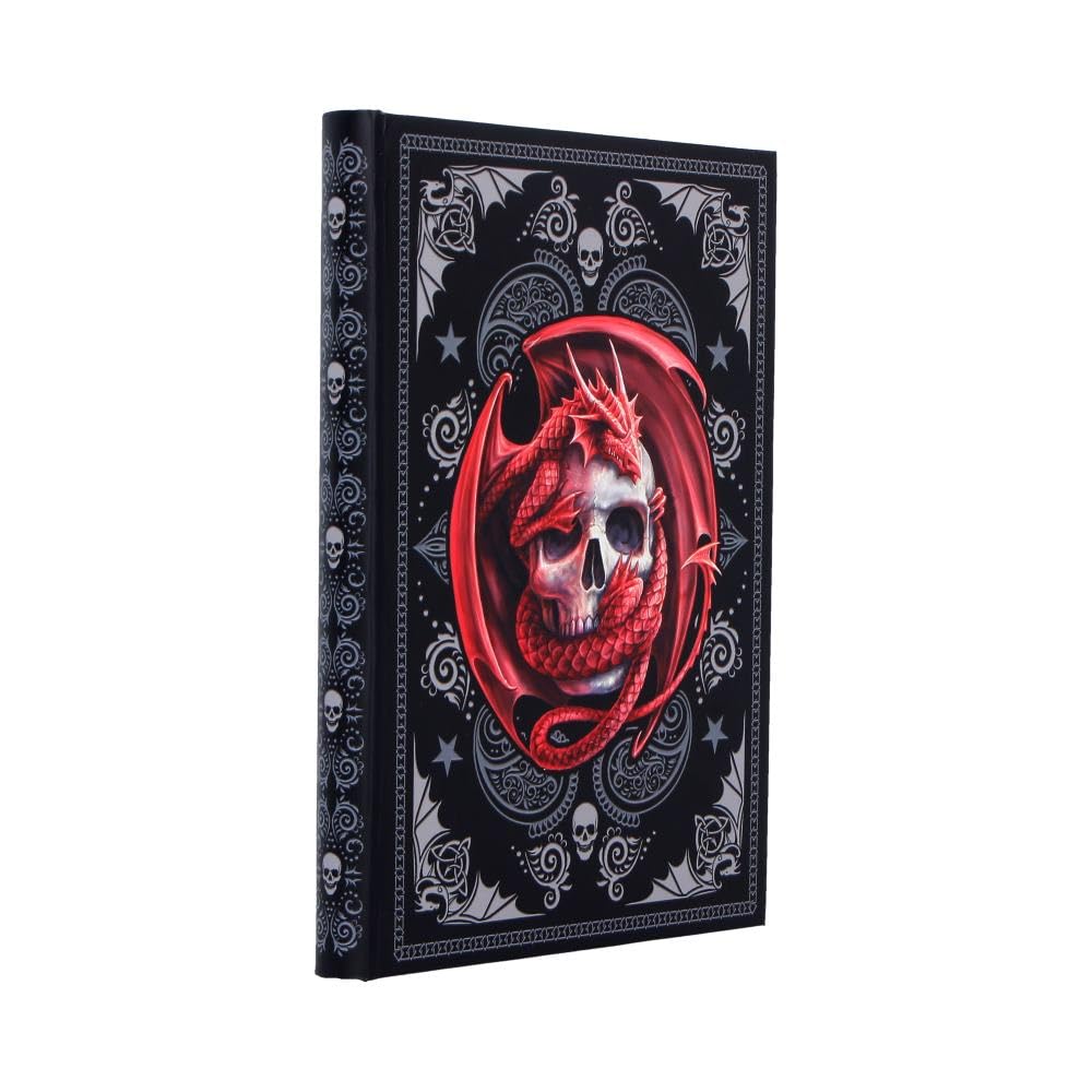 Anne Stokes A5 Gothic Fantasy Journals 17cm – Hardback Writing Notebooks (Skull Embrace)
