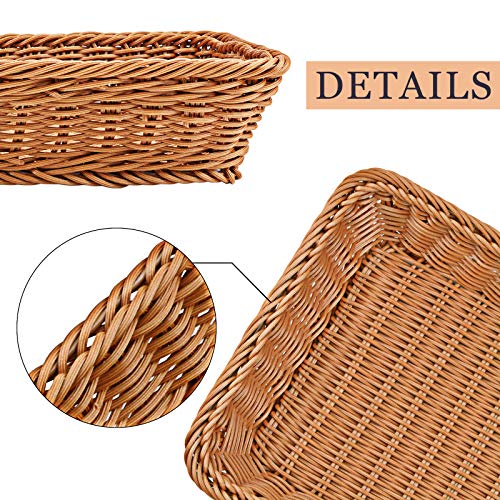 WANDIC Cestino Intrecciato, 3 Pezzi, in Vimini