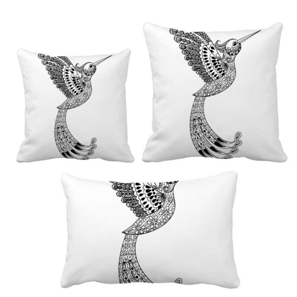 Housse de coussin en plumes aux finitions soignées maison