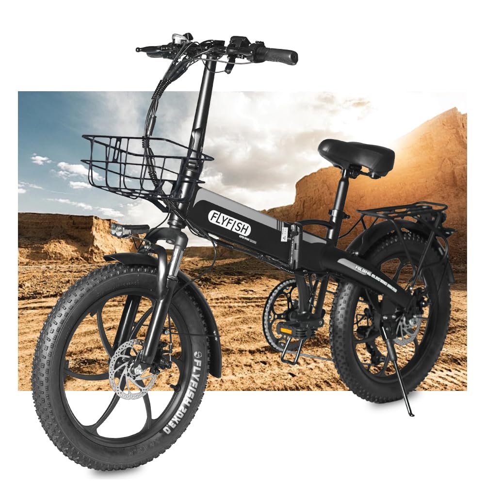 動作品 FLYFISH 折り畳み 電動アシスト自転車 走行379km 20インチ 電動アシスト自転車 FLYFISH 電動折りたたみ自転車 アシスト