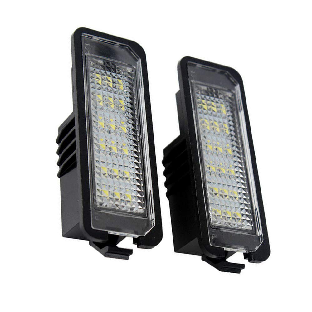2 Luci Targa LED 18 SMD Per Volkswagen | Per Golf MK4-MK5-MK6, Passat, Polo, Scirocco, Eos | Canbus E Impermeabili - 6