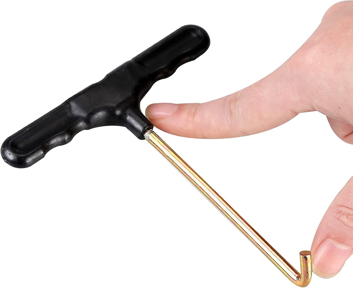 TONITTO 4 Pack Trampoline Tools Spring Pull Trampoline Hooks Tool Metal