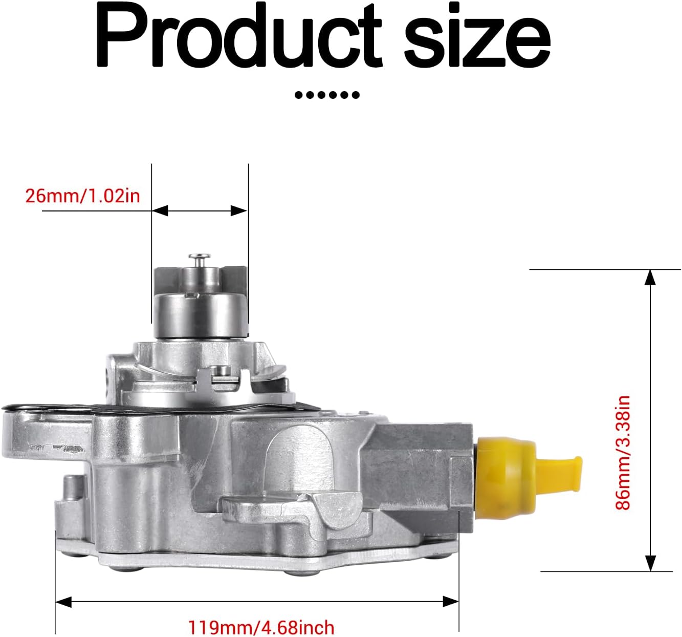 BM5G2A451ED 1754052 Brake Vacuum Pump (Eng 1.6L) For Ford 2010-2019 Focus Escape Fiesta Mondeo GALAXY Transit Tourneo KUGA Grand C-MAX S-MAX,Volvo S60 S80 V40 V70