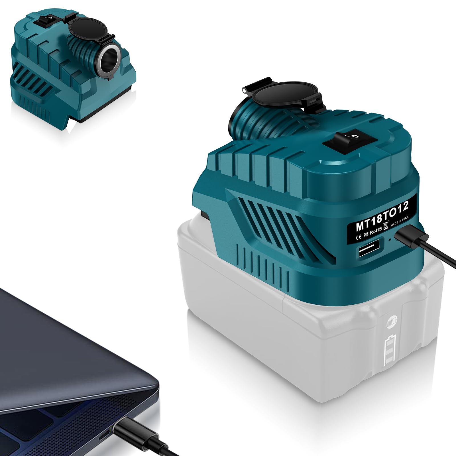 Amazon.co.jp: bumxca 18V→12V マキタ18Vバッテリー対応 バッテリー