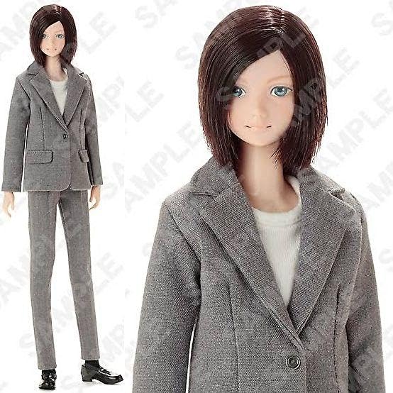Amazon.co.jp: ユノアクルスライト アズライト 黒髪 ドール スーツ 