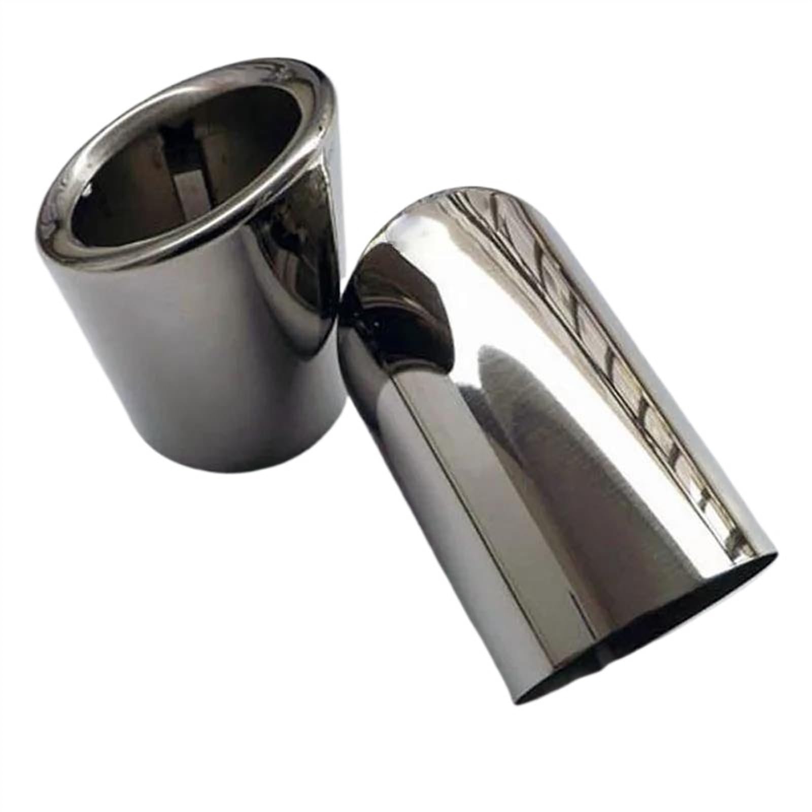 ANQIDI Per A-udi A6 C6 4f Per Avant Per Allroad Sedan 2004 2006 2008-2010 Silenziatori Di Scarico Per Tubi Per Auto Con Punta Da 2 Pezzi Terminali di scarico (Color : 1)