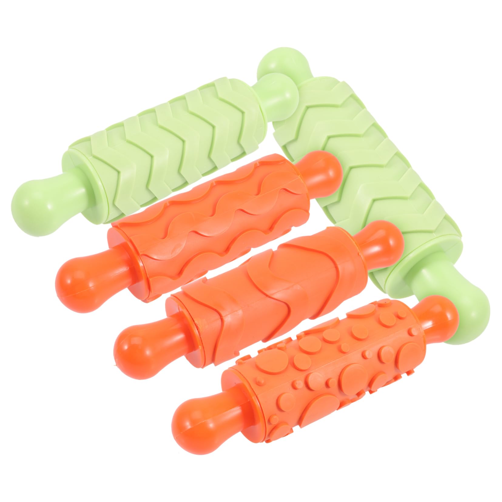 Alipis 2 Series Rodillo De Arcilla Para Herramientas De Manualidades Para Y Cocinar Utensilios Educativos Para Actividades Familia Comida Falsa 5 Piezas*2