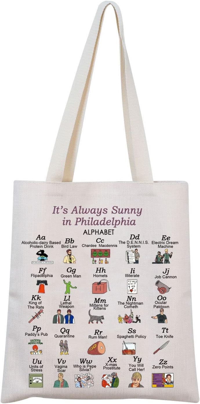 IASIP Tv Show Inspired Gift IASIP Tote Bag Always Sunny Merchandise IASIP Fans Gift