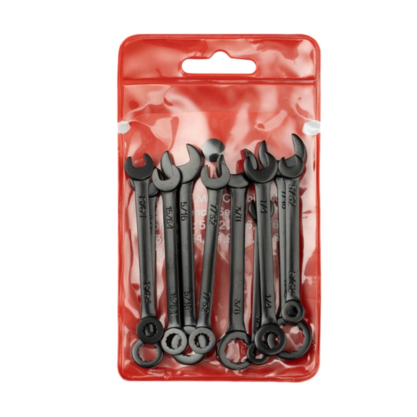 Jazuaiao Black 10Pcs Multipurpose Double Ended Wrench Tool Combination Spanner For Home Repair Plumbing Tubing Nozzle Double Ended Combination Wrenches