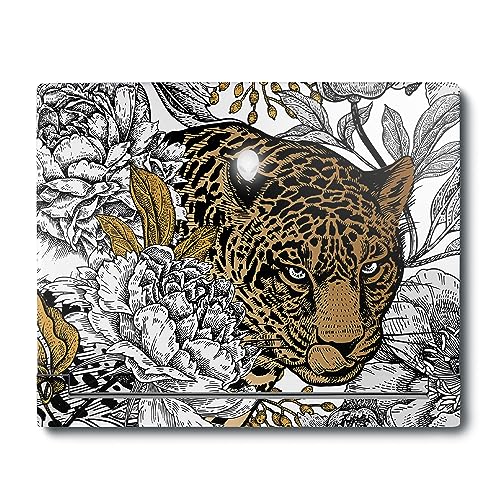 Image of MightySkins Skin Compatible with Alienware X16 R1 (2023) Full Wrap Kit - Bronzed Leopard | Protective, Durable, and Unique Vinyl Decal wrap Cover | Easy to Apply & Change Styles | Made in The USA