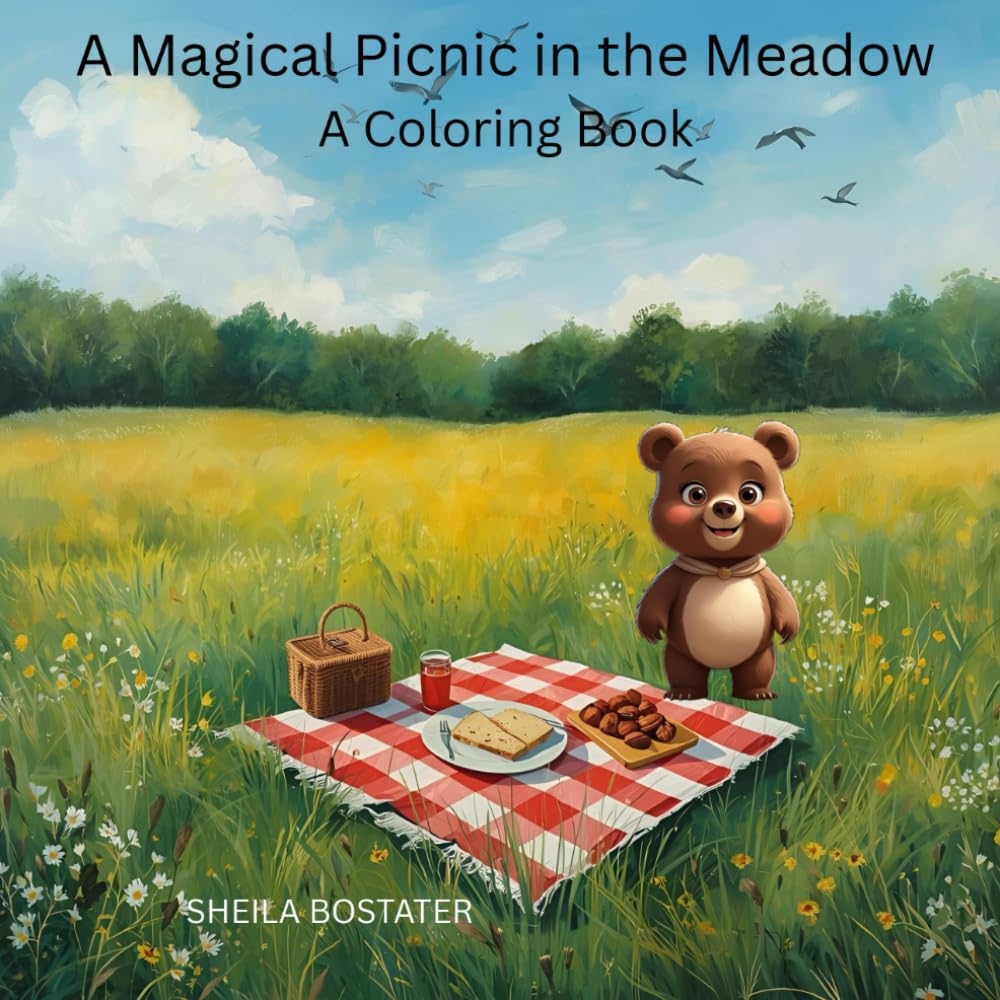 A Magical Picnic in the Meadow - A Coloring Book (The Adventures of Spencer Bear)