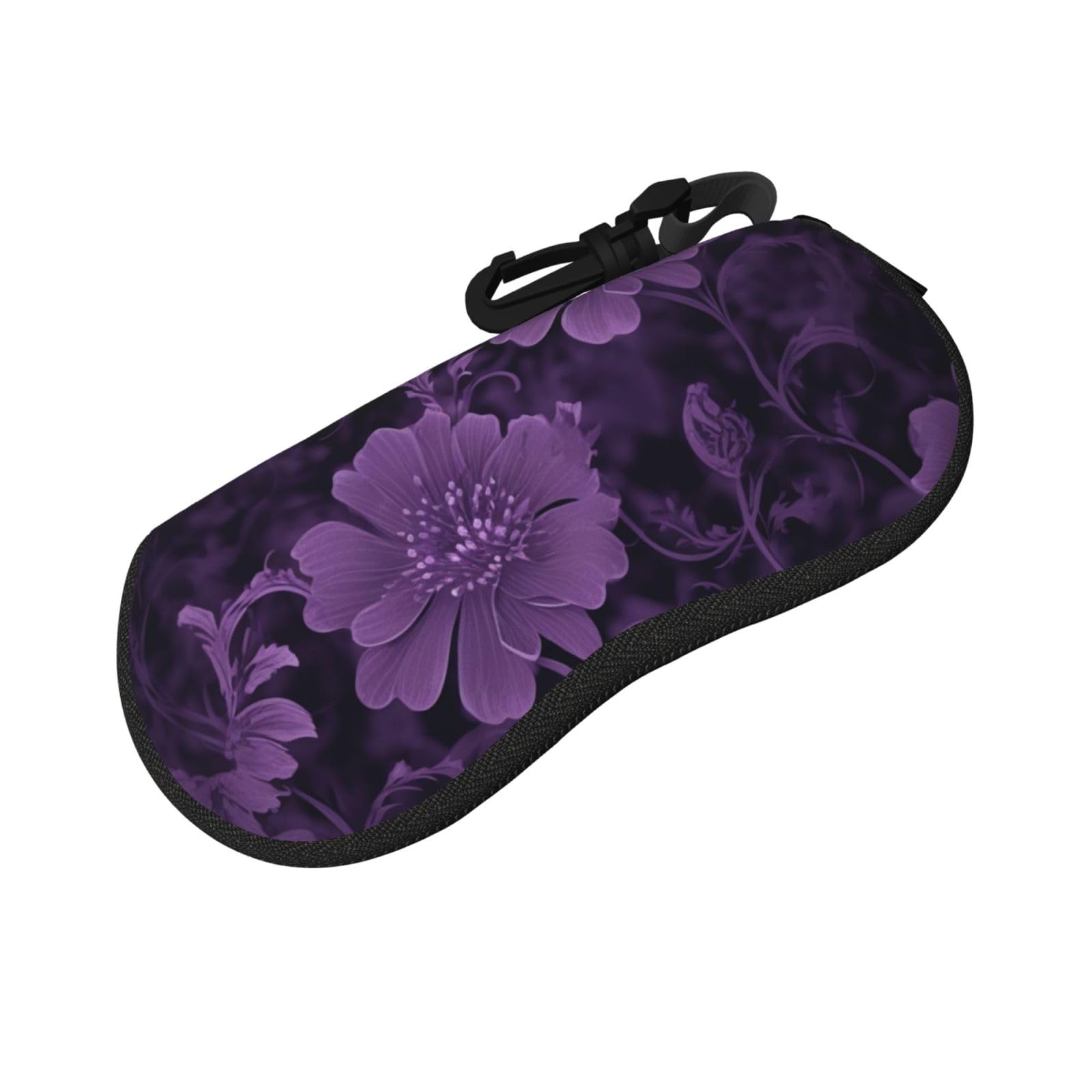 NONHAI Sunglasses Soft Case for Women Men Purple Eyeglasses Case Neoprene Sunglasses Pouch, Purple, One Size