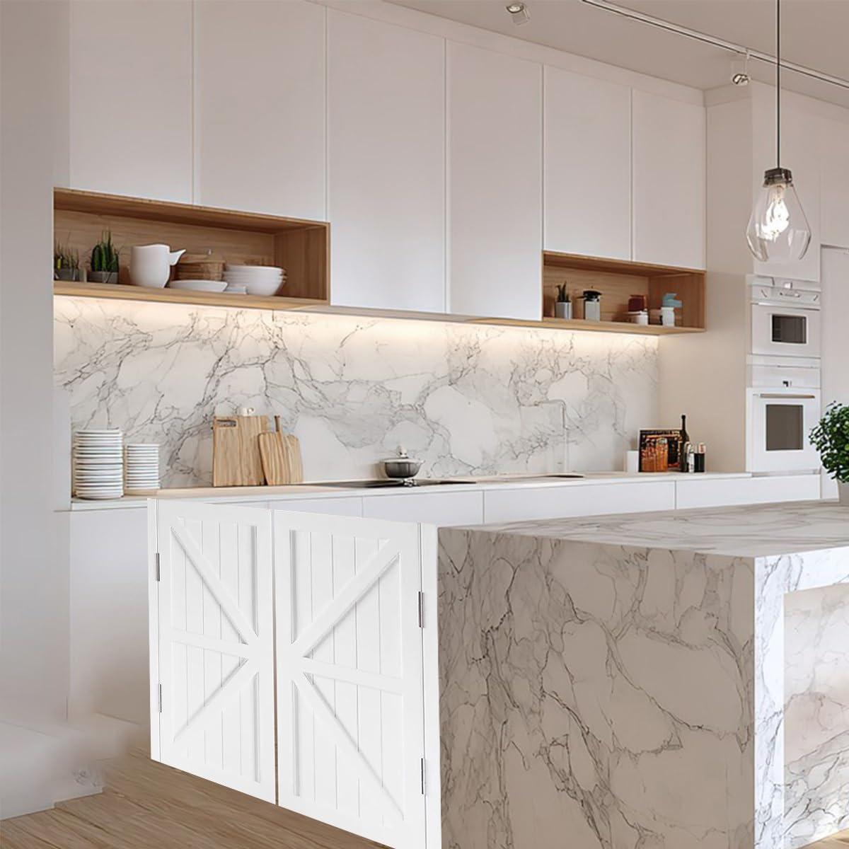 Caffè Bar Porta Saloon in Legno, Porta Battente Interno 60cm 80cm 90cm 120cm Porte Oscillanti per Cucina Chiusura Automatica per Scale Da Negozio Bar
