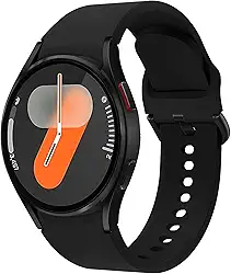 Pulseira esportiva para Samsung Galaxy Watch 7/6/5/4/FE de 40 mm e 44 mm feminino/masculino, pulseira de silicone macio sem lacunas para Samsung Watch 6 Classic de 47 mm e 43 mm/Watch 4 Classic de 46