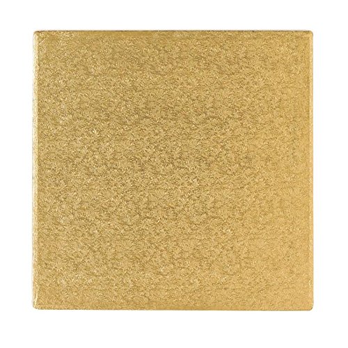 Square Cake Board - Gold - 8"
