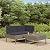 Matalde 3 Piece Patio Lounge Set with Cushions Poly Rattan Gray-138