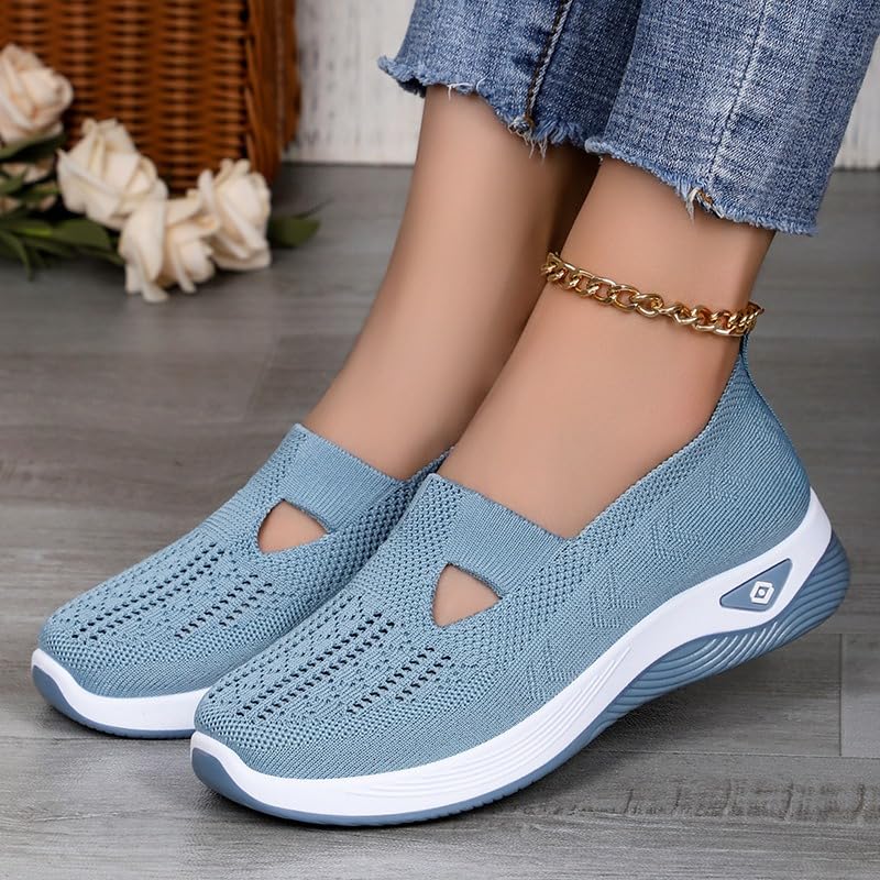 Womens Walking Shoes Breathable Slip on Barefoot Shoe Edema...