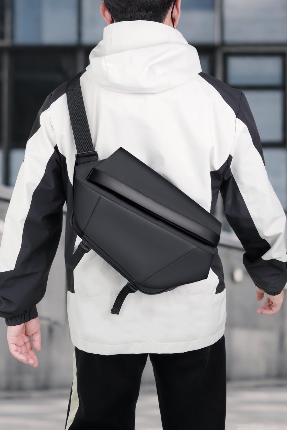 本革巾着バック ブラック メンズ 大人レザーHashimoto 匠の技 日本製