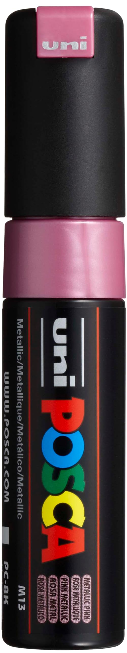 Rotulador Uniposca PC-8K Rosa MetáLico-image