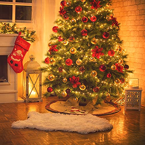 yeacher 24 peças conjunto de bolas de natal 3 cm pingente de natal bolas decorativas para árvore de