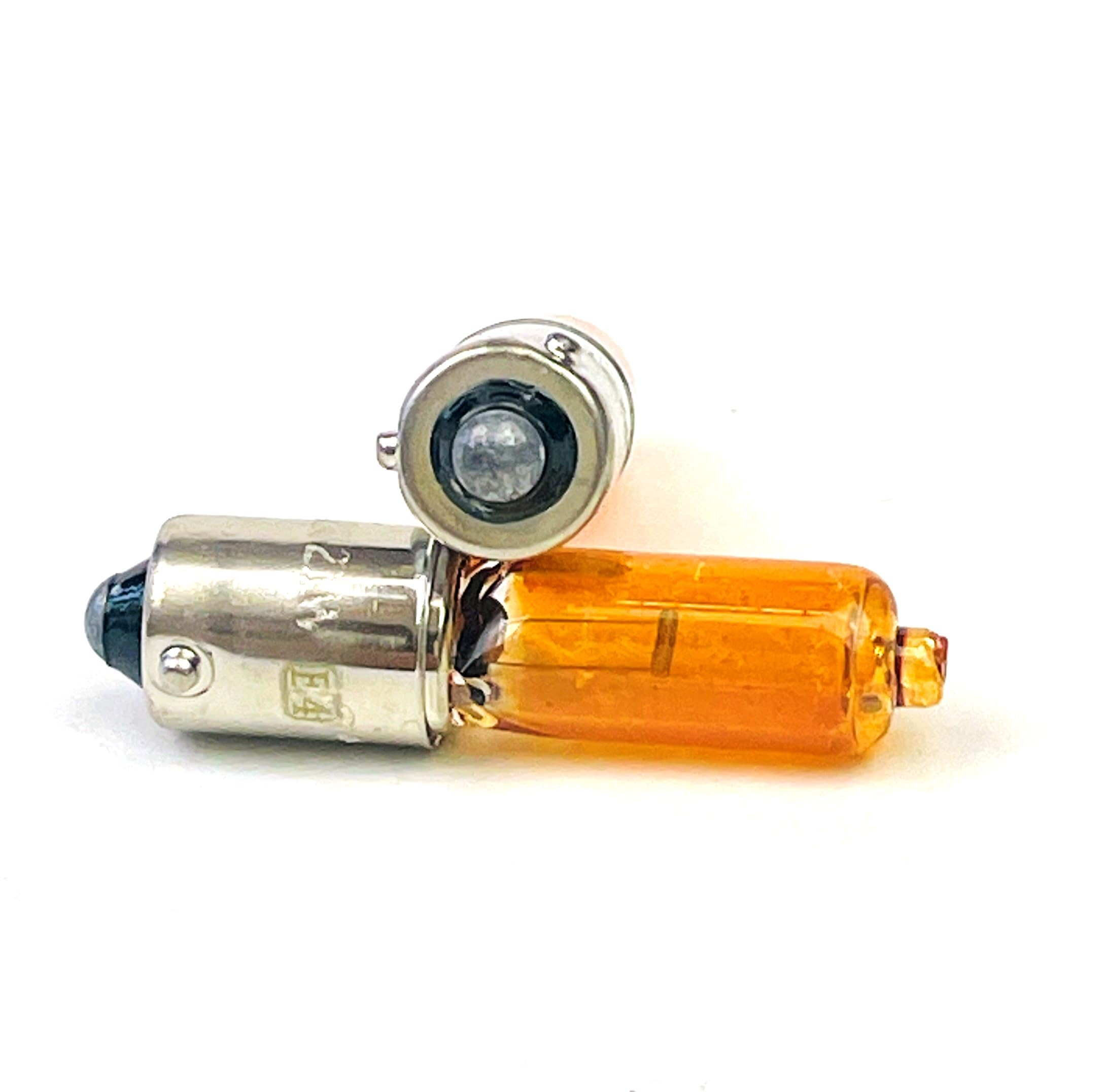 2x Orange Halogen Lampe Glühbirne Lampe Glühlampe Stück BAW9s