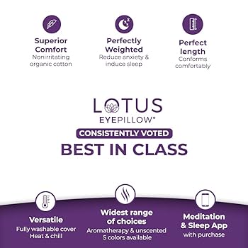 Silk Eye Pillow, Naturally Dyed And Filled With Flaxseed And Lavender