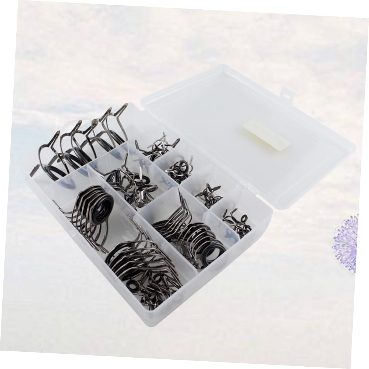 BESPORTBLE Kit de Réparation de Canne à Pêche 85 Pièces Céramique Noir