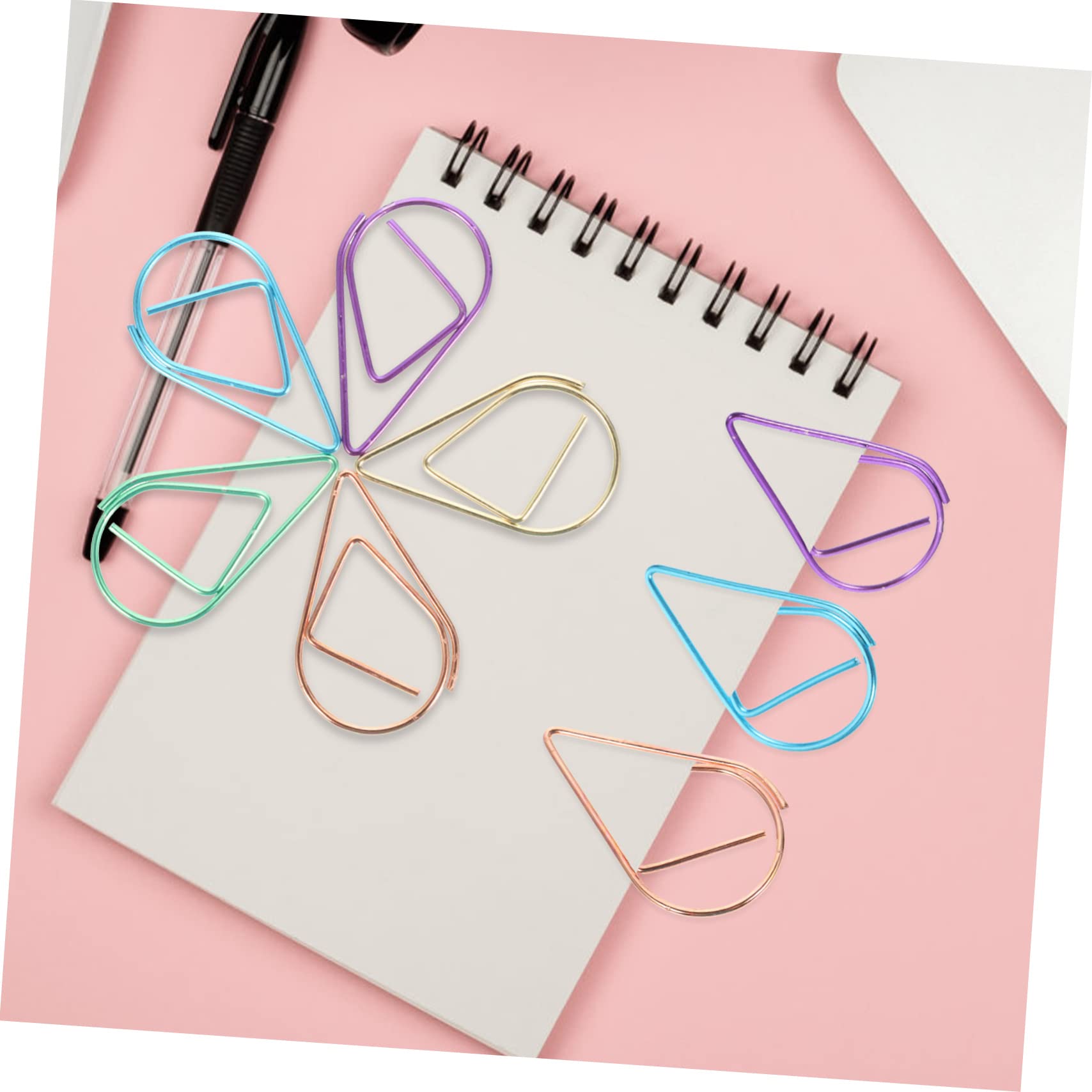 SHINEOFI 200piezas Clips Metálicos Clips De Coloridos Para y Escuela Accesorios Prácticos Para Organizar Archivos y
