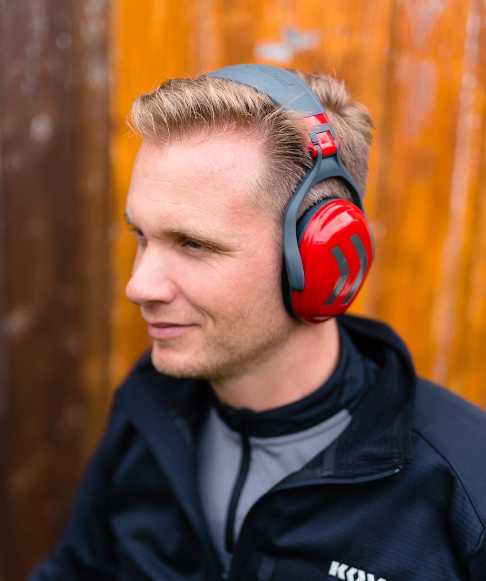 PROTOS® Headset/Gehörschutz E Rot