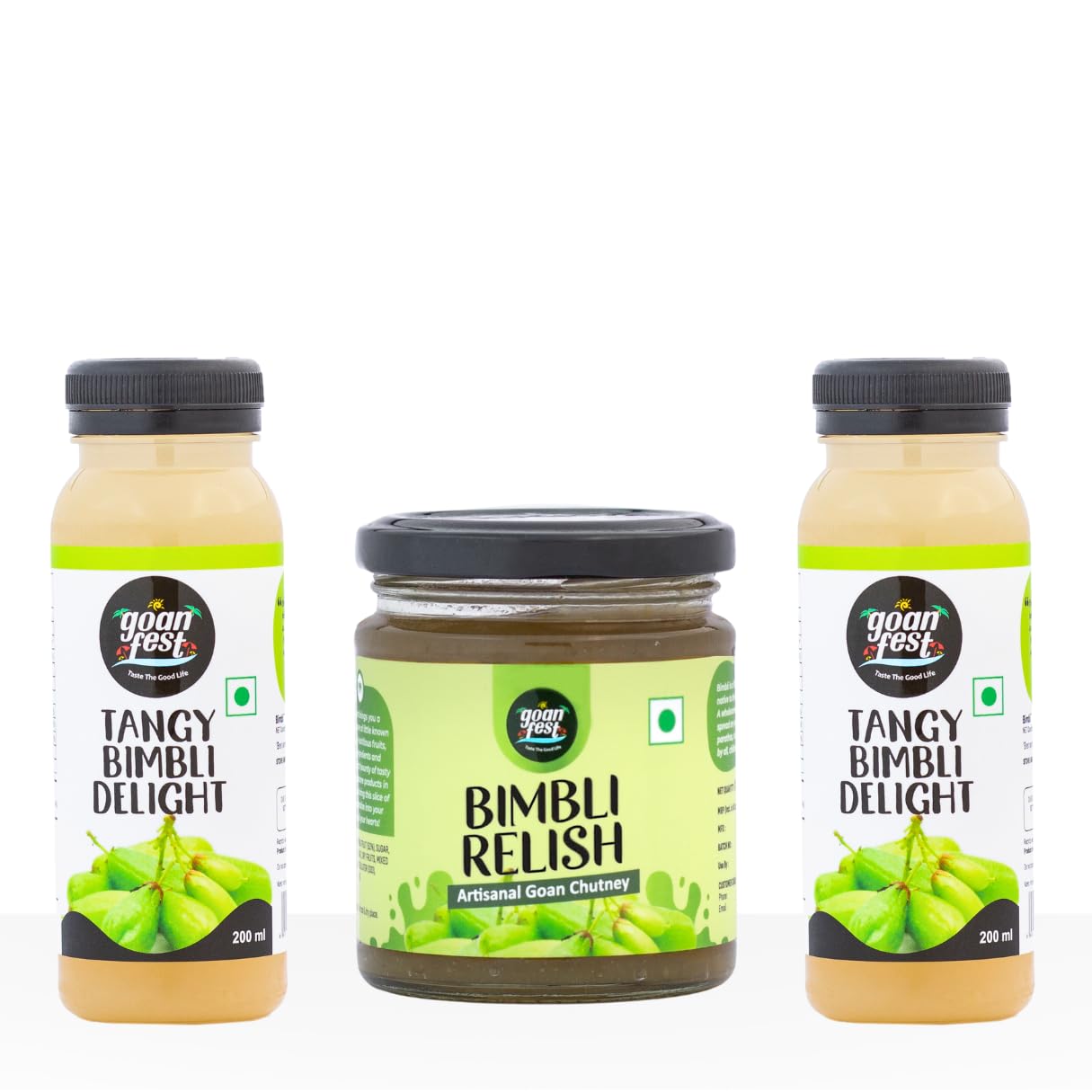 Goan Fest 3-Pack Combo of Bimbli Chutney + Fruit Drink | 2 Bimbli Fruit Drink 200ml Each | 1 Bimbli Chutney 200g | Refreshing Flavors and Nutritional Goodness | Taste Goa in Every Sip and bite-image-37