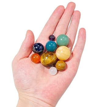 Amazon.co.jp: 太陽系の 9 つの惑星 ギフトボックス付き天然宝石