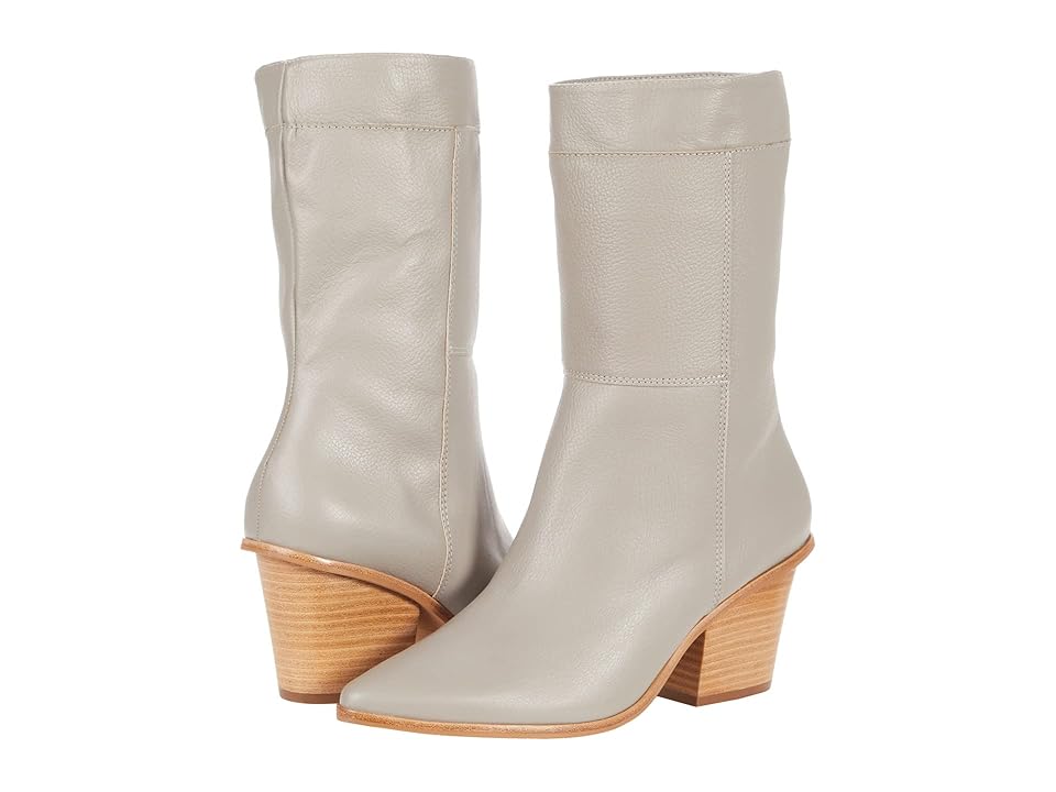 KAANAS Burgos Fold-Over Booties (Grey) Women's Shoes INTERNATIONAL SHIPPING