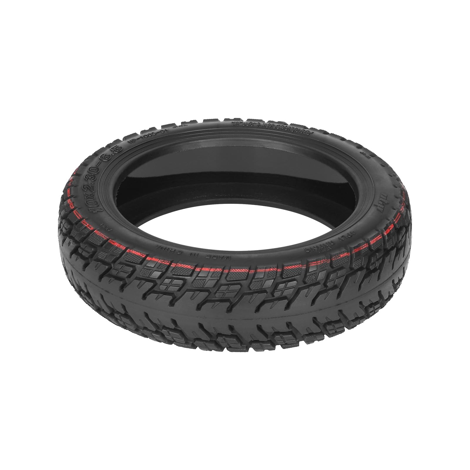 TREFAN Lot de 2 roues de rechange, 10 x 2,30-6,5", pour scooter électrique NIU KQi2/KQi2 Pro, pneus auto-réparation universels de 10" pour pneus 250 x 64, pour Xiaomi 4 Ultra, pneus tout-terrain sans