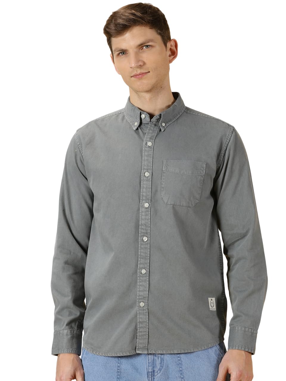 thomas scott Men's | Solid | Full Sleeve | Slim Fit | 100% Cotton | Spread Collar | Casual Shirt-picture-38