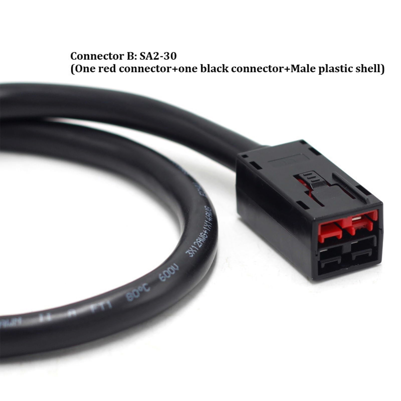 Cavo elettrico robusto di 4 Pin di 3 fasi con i conduttori 12AWG per l'elaborazione del cavo elettrico isolato PVC della scatola di distribuzione 2ft