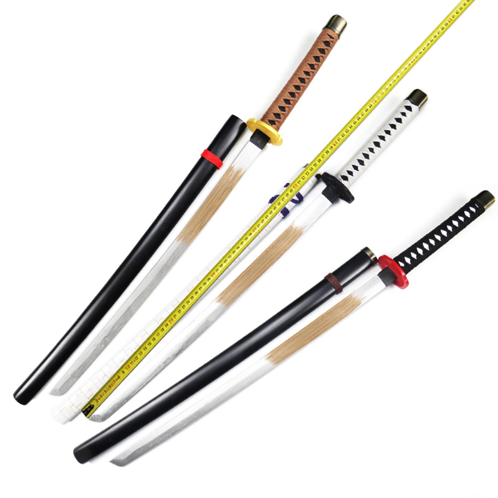 Katana, Coltello in Legno di Simulazione, Arma Interamente in Inuyasha, Oggetti Scena for Armi da Spettacolo Animazione Giapponese, Collezione Cos