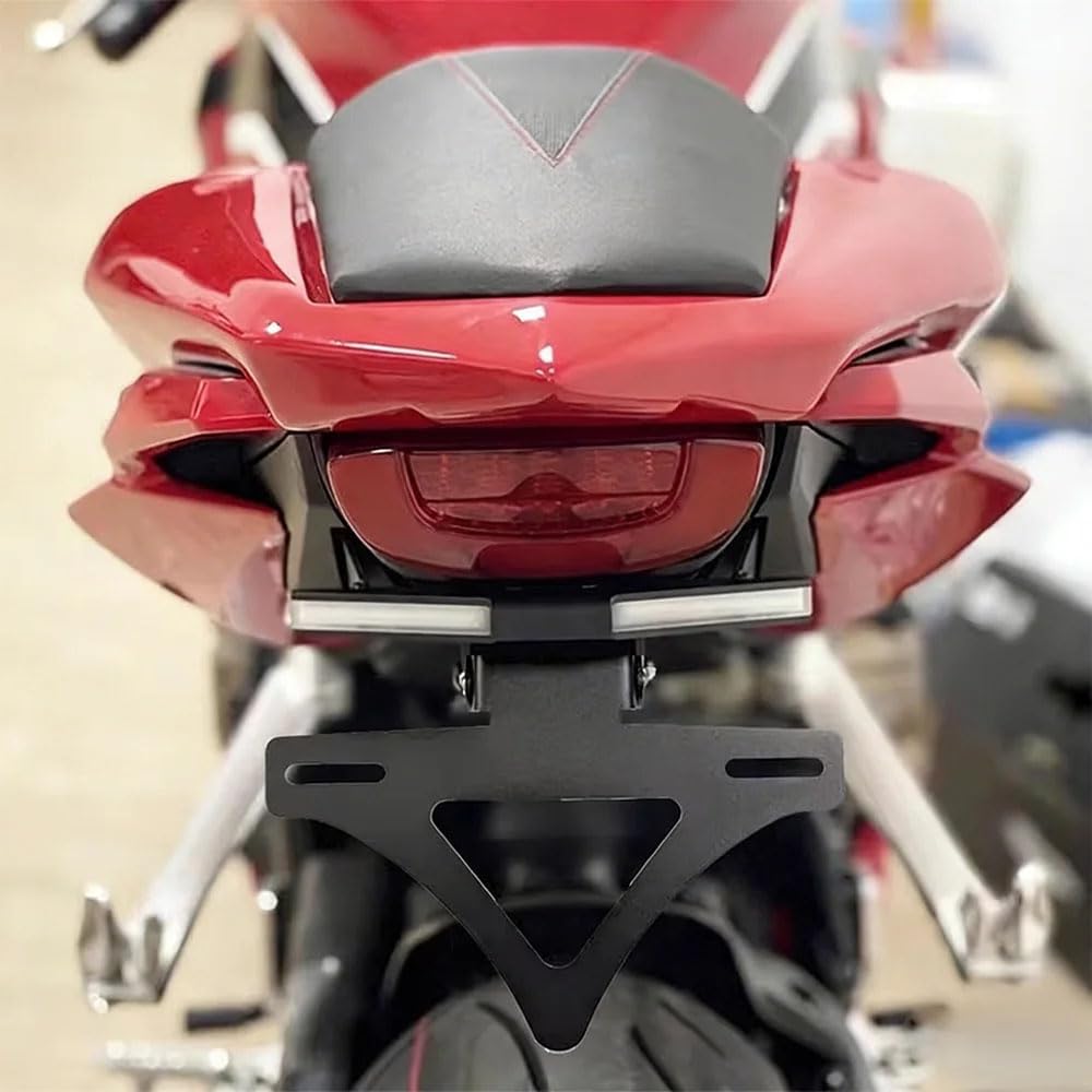 For 2025 CB650R CBR650R 2024-2024 cb650r cbr650r Motorcycle License Number Plate Frame Holder Bracket Adjustable Tail Tidy Mount Support
