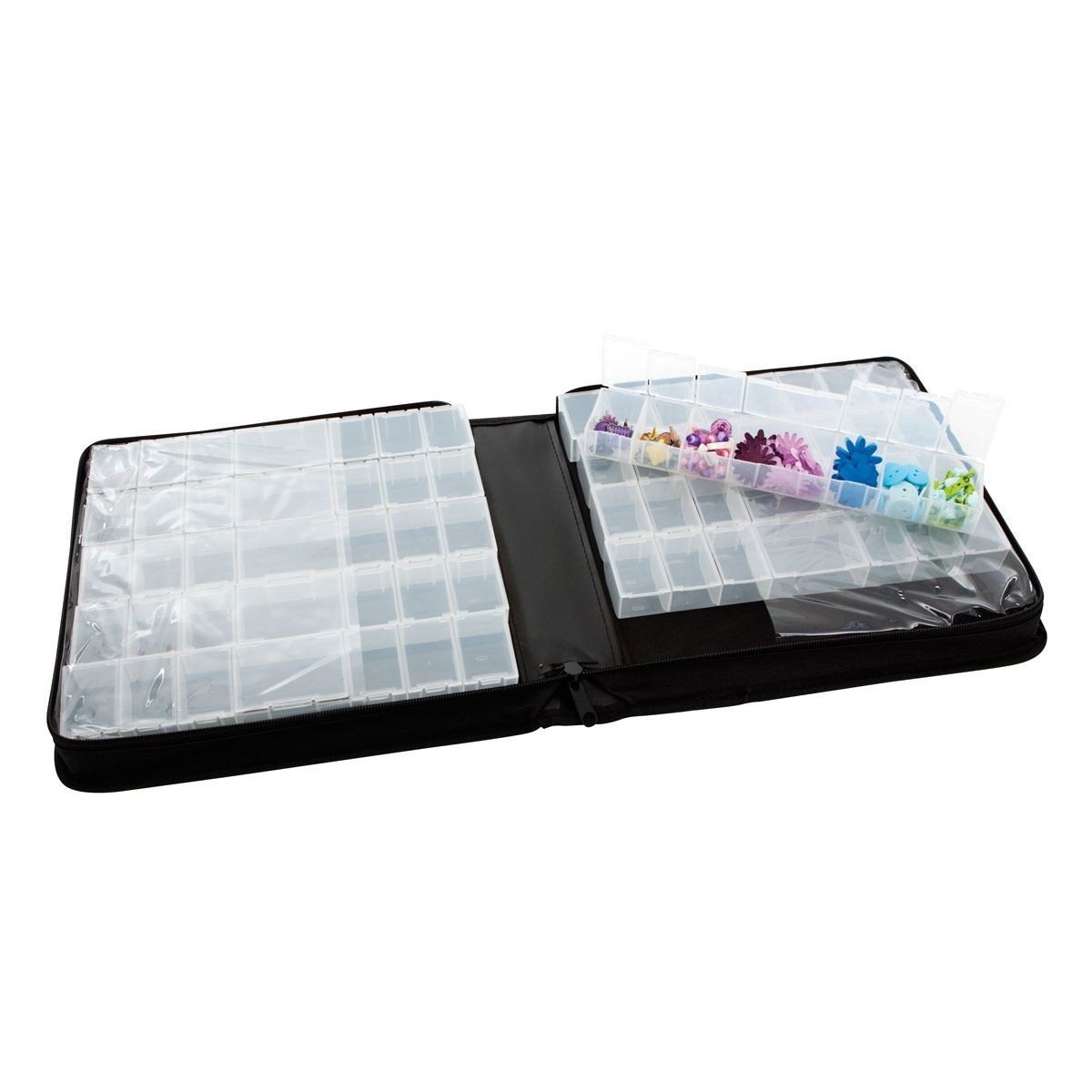 Papermania Itty Bitty Organiser a 70 Mini scompartimenti Nero