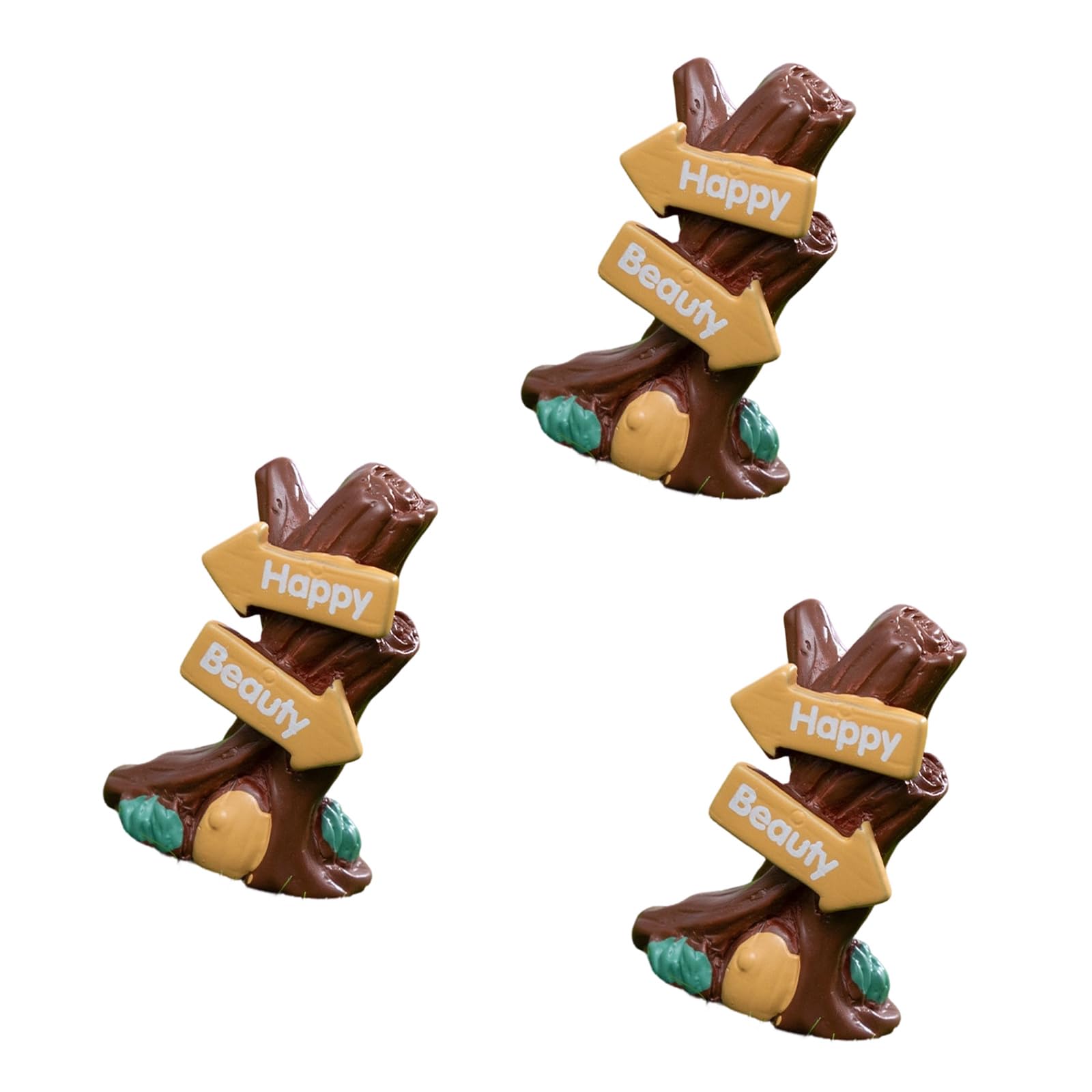 Kangnice 3PCS Multifunctional Resin Animal Decorative Ornament Animal Figurine Resin Texture for Adds Charm to Home Styling Rosin Statues