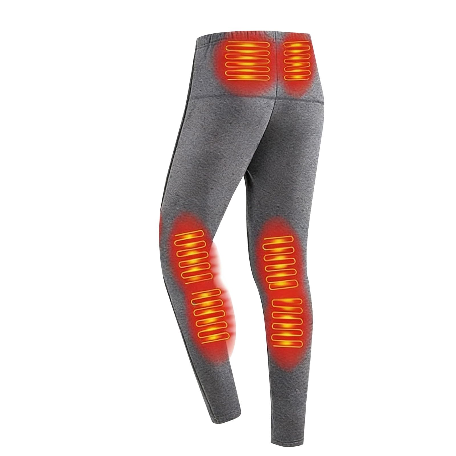 Pantaloni da uomo moderni, comodi e riscaldabili termici da uomo per l'inverno, tinta unita, pantaloni da uomo