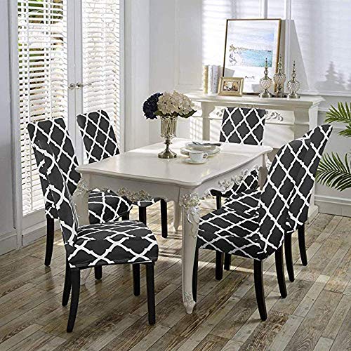 LiveGo Coprisedili da Pranzo Elasticizzati, 4