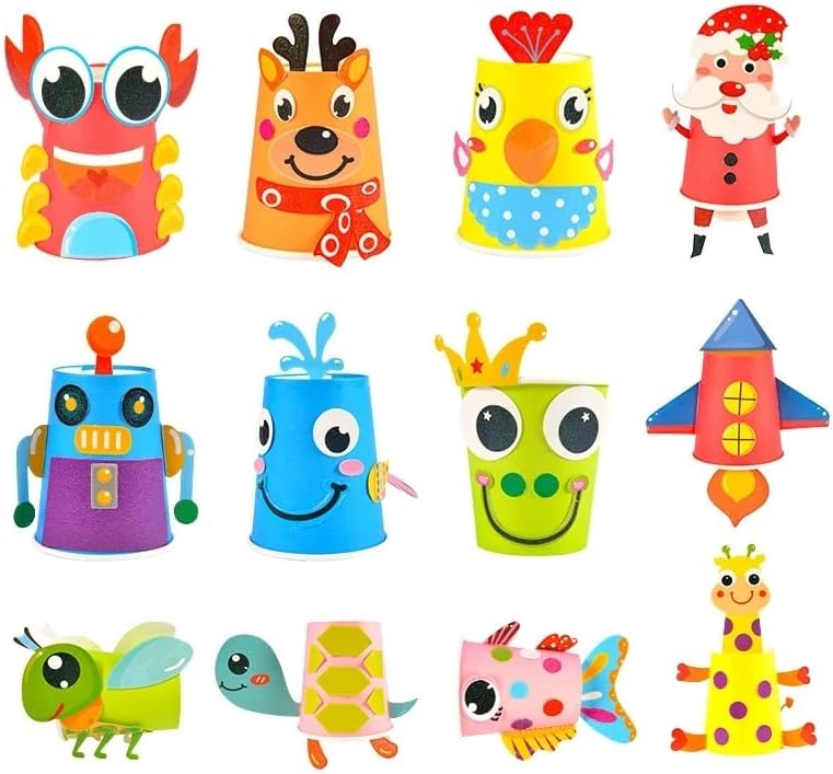 Miniatura 4 de Vasos de papel desechables, 60 vasos de papel de color para bricolaje, boda, Navidad, fiesta, picnic, barbacoa, viajes y eventos, 8 onzas (morado