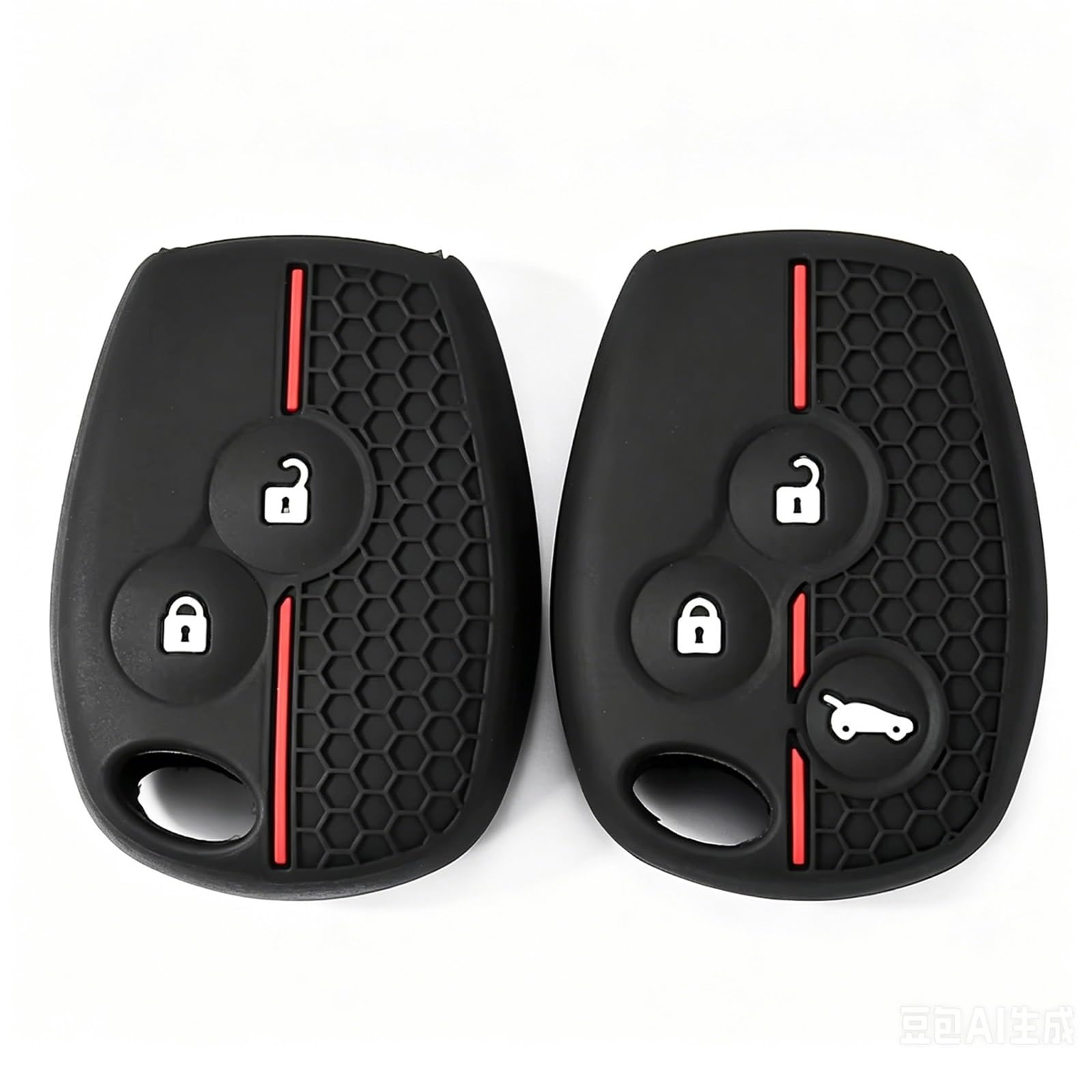 Compatible Con Dacia Para Duster 2010 2011 2012 2013 2014 2015 2016 2017 Para Logan Para Sandero 2010-2016 2 3 Botones Funda Mando A Distancia Coche(2 Buttons)