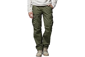 Match Men's Cargo Pants with 32-Inch Inseam for Men