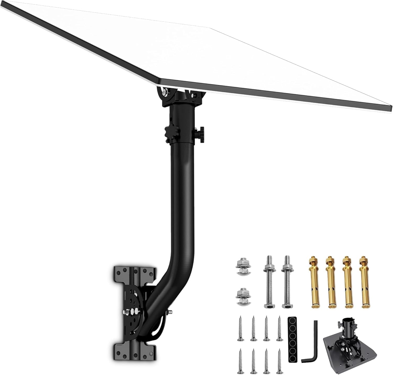 Starlink Gen 3 supporto, angolo di inclinazione regolabile di 160 gradi, kit di installazione per supporto for Starlink, compatibile con l'antenna Gen 3 (V3) standard