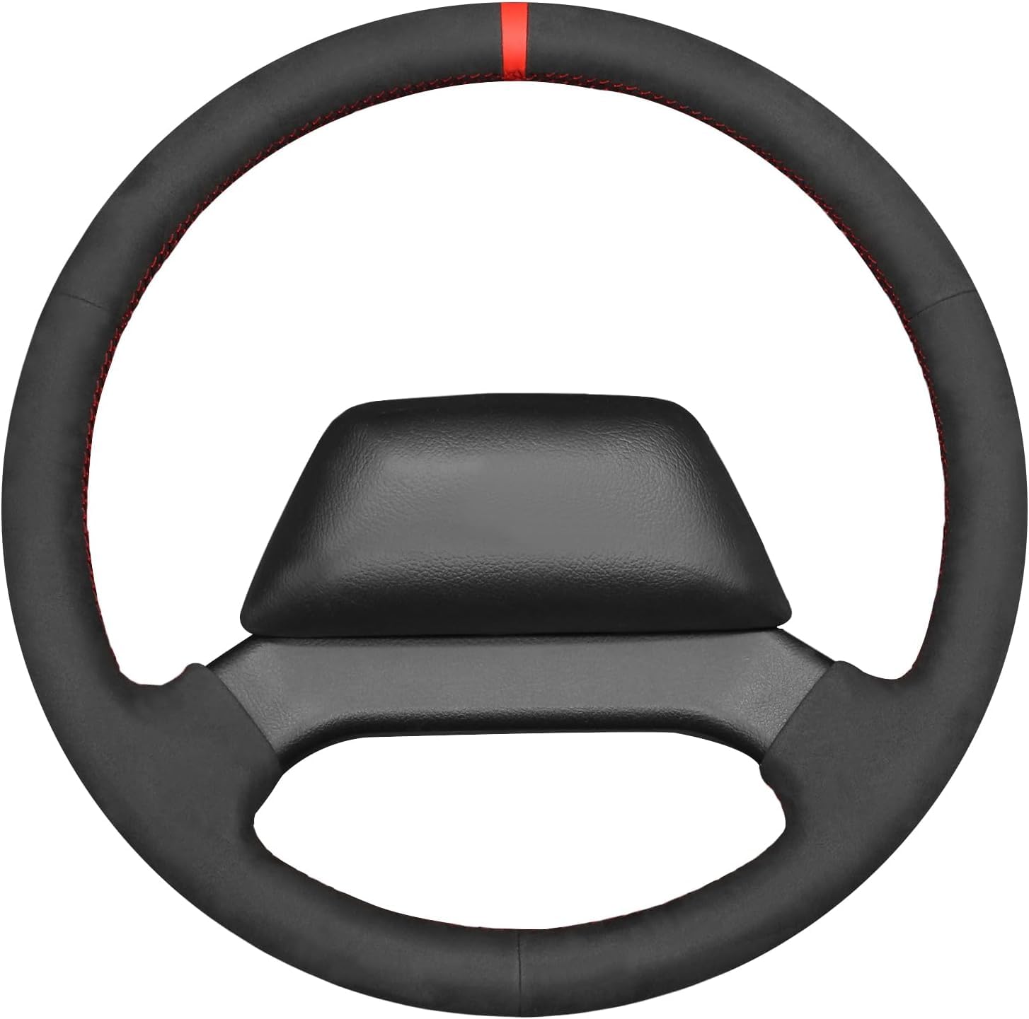 MEWANT Fundas para Volante de Coche Cosida a Mano para Land Rover Defender 2013-2018 Cubierta del Volante Accesorios para Land Rover Defender | Volante de Coche Cosida a Mano / Land Rover Defender 2013-2018 Accesorios / Land Rover Defender Transpirable Du