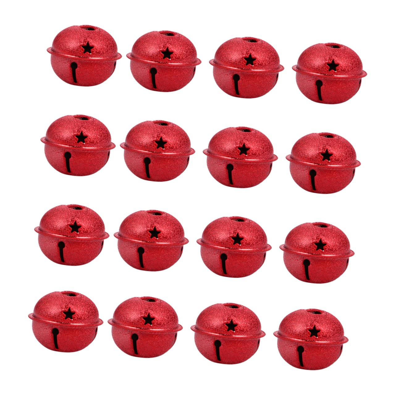 VOSAREA 30Pcs Christmas Craft Bells DIY Decoration Accessories for Wreaths Jewelry and Multi Purpose Jingle Bells for Holiday Crafts and Creative Projects